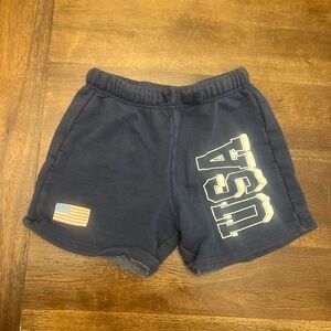 Zara Dark Blue Kids Shorts with USA Design